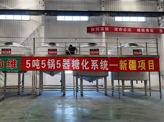 铜官精酿啤酒设备厂—5吨精酿啤酒设备—新疆项目
